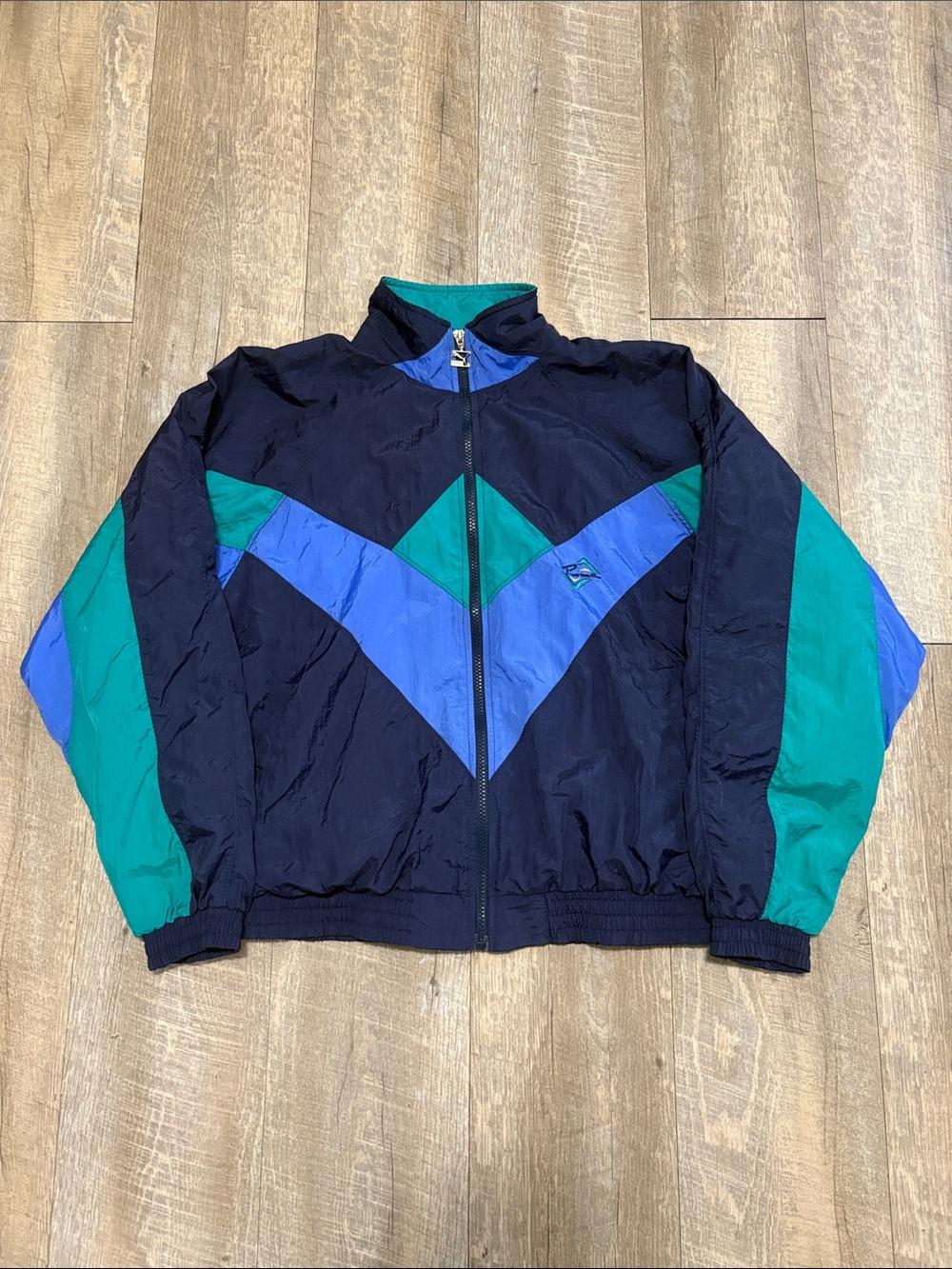 Vintage Puma Colorblock Windbreaker Track Jacket